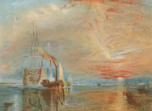 Le vieux Temeraire remorqué à son dernier poste